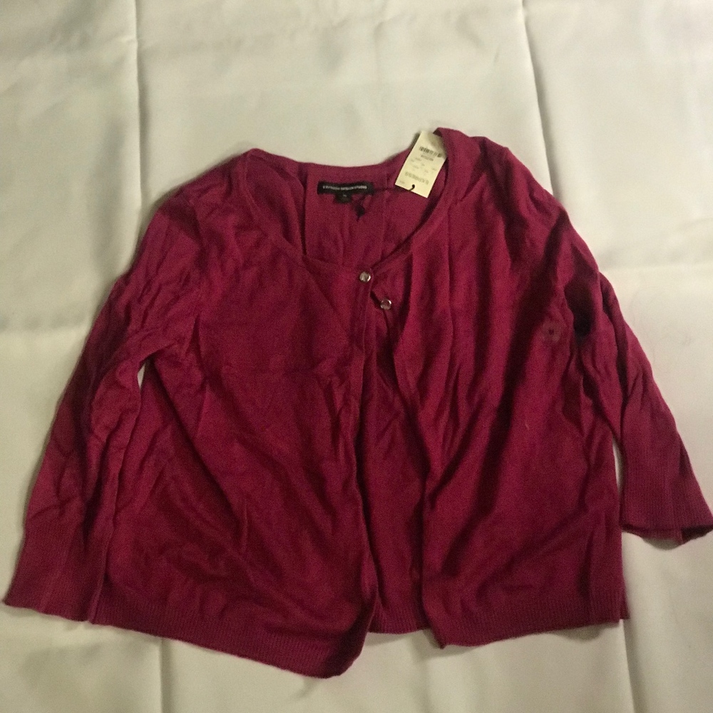 purple sweater